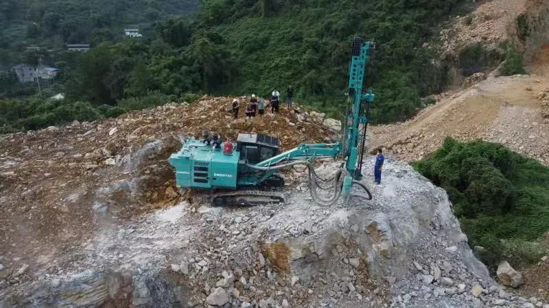 助力绿色矿山建设，森林舞会网页版智能“凿岩先锋”SWDH系列顶锤钻机大展身手