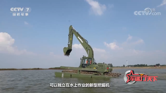 水陆两用挖掘机亮相央视！森林舞会网页版智能应急救援“猛将”出战