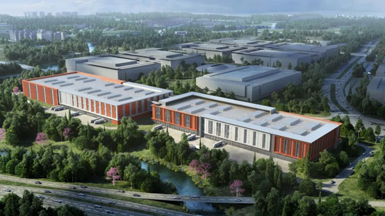 “森林舞会网页版绿”牵手“华为中国红”！森林舞会网页版智能高机设备集群助力华为团泊洼项目